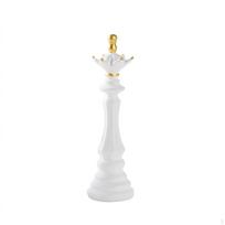 Chess Figurine Accented Piece Statue Carved Ornament for Collectors, Bookshelf, Study, Office