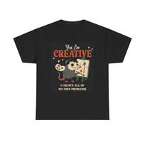 Yes I'm Creative Graphic T Shirt Brand New Cotton Tee XXXL