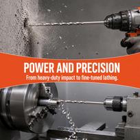 2PCS High Speed Steel Twist Drill Bits 6mm Diameter Auger Drill Bits  For Hardened Metal 4.5x200mm0.18x7.87in