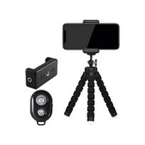 Phone Stand and Tripod for Desk, Adjustable Cell Phone Holder for Video Recording and Live Streaming One Size