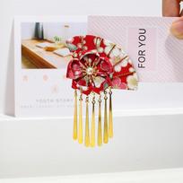 Traditional Kimono Hair Clip Elegant Flower Hair Accessories  Hanfu Decoration Style A