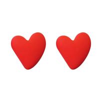 Love Qixi Valentine's Day Earrings Earrings  Fashion Acrylic Ear Jewelry Women One Size
