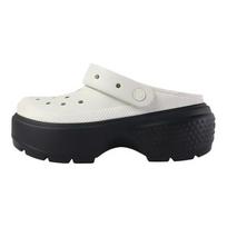 Crocs Unisex Light Round Toe Outdoor Breathable Clogs Black White 209347-1HR 39-40