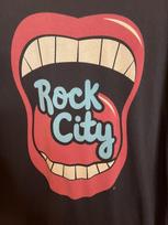 Project 7 FEED The Hungry Rock City Black Graphics Tshirt - Adult Size Large Unisex T-Shirt XL