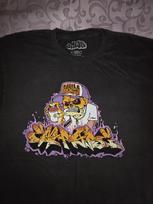 Empyre Zombie Tag Black Wash Tshirt Men’s Large Skater Y2K Skeleton Graffiti Unisex T-Shirt XXXXL