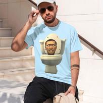 Skibidi Toilet 2026 New Model Unisexs Shortsleeve Crewneck Tshirt Classic Casual Multiple Colors And Sizes For Daily Wear Allda S