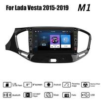 8 colių 2 din Android automobilinis stereofoninis radijas, skirtas Lada Vesta 2015-2019 su mygtuko rankenėle GPS navigacijos multimedijos vaizdo grotuvas 1+32GB 1+32GB