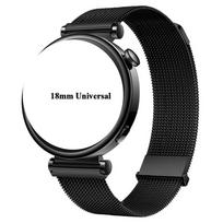 18 mm laikrodžio apyrankė Garmin Vivomove 3S/Garminmove3S laikrodžiui, sidabrinė metalinė magnetinė sagtelė Forerunner 265S/255S laikrodžio apyrankė For Vivomove 3S