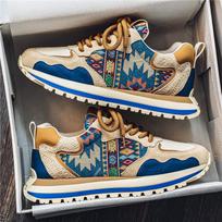 European station men's shoes winter velvet warm Internet celebrity explosion high sense leisure sports men's dad Forrest Gump tide shoes 39