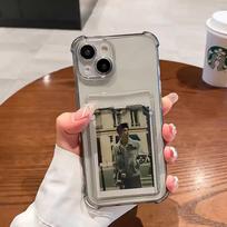 Phone Case For iPhone 17 16 15 14 13 Pro Max Air 11 12 Pro 7 8 Plus 16E Transparent Card Slot Bag Holder Shockproof Wallet Cover For iPhone 17