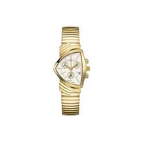Hamilton Khaki Field Quartz Watch Fashion Classic Waterproof Chronograph Date Display Men watches Silver H24422151 Regular Watch Box,Gold Strap