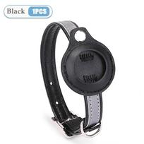 Pet GPS Tracker Leather Pet Adjustable Collars for Apple Airtag Location Tracker Dog Cat Anti-lost Reflective Protection Case S