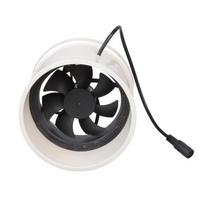 110 mm PVC ortakio ventiliatorius 12V 3600 aps./min. Mažas triukšmas 39 dB namų virtuvei, vonios kambariui ir gyvūnų aptvarams oro ištraukimo sistemai 1