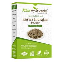 Attar Ayurveda Karva Indrajau Powder 100 Grams Pure Bitter Indrajav Herbal Powder Natural No Artificial Colors