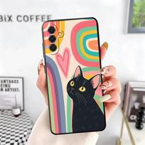 Cat Cute Kitten Cartoon Soft Phone Case for Samsung A17 A37 A57 A16 A26 A36 A56 A15 A25 A35 A55 A14 A24 A34 A54 A13 A23 A33 A53 Samsung A26