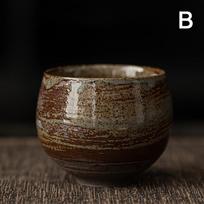 Japoniško stiliaus rankų darbo akmens masės arbatos puodelis Kung Fu arbatos rinkinys Arbatos puodelis Mažas Vienas puodelis Senovinio stiliaus Tylus Kelio puodelis Dubenėlis Arbatos puodelis