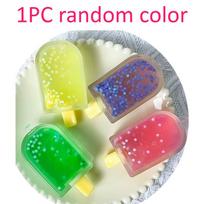 Taba Squishy Glitter Popsicle Fidget Squishes Ice Cream Fake Food Squishy Relieve Anxiety Stress Relief Vent Toys Pudding Gift