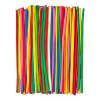 100Pcs Long Balloon Creative Twistable Colorful Balloon Set Emulsion Kids Balloon for Party Show Decoration