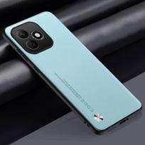 For Honor 600 Lite dėklas prabangus PU odos plastiko kietas dangtelis atsparus smūgiams buferis Honor600 Lite 600Lite telefono dėklui Honor600Lite Honor 600 Lite