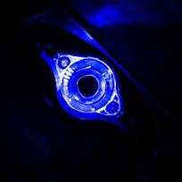 LED žuvies lempa Mini žvejybos masalo šviesa LED giliai nardanti povandeninė akies formos žvejybos kalmarų žvejybos masalas Blue