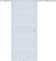 Homcom Stumdomos stiklinės durys iš dalies satinuotos 775 / 900 / 1025 x 2050 mm