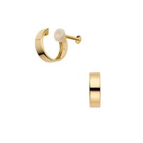 Vendome Aoyama K18YG Hoop Earrings AGVE1607 YG [Official]