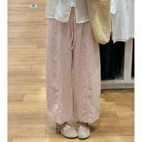 Women's High Waist Wide Leg Pants Loose Trousers Minimalist Style Drawstring Lyocell Nine-Point Pants 2026 Summer Daily Casual Outfit S