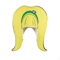 Yellow Hairpiece Headpiece Stage Prop Cartoon Hair Hat Oversized Design Fuzzy for Td-1164