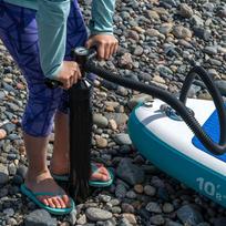 Paddle Board Pump Hand Lightweight Compact Long Inflatable Hose for Water Toys Surfboards Tents