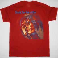 Vtg Ten Years After Band Ssssh Cotton Red All Size Men Women Shirt XXL