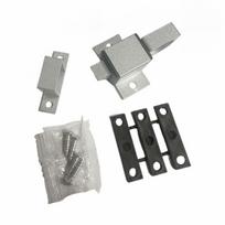 Finger Push Rebound Latch Full Set With Mount Brackets Fasteners Silent Pop Out Lock For Cabinet Wardrobe Furniture