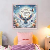 Bird Printed Cross Stitch Kit 40x40cm DIY 11CT Embroidery Craft Set Home Decor China Mainland