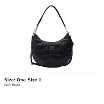 MLB Artificial Leather Crossbody Bag, Shoulder Bag Womens Black 3ABQS093N-50BKS One Size 1