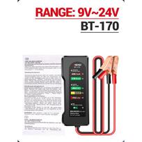 New 12V 24V Car Battery Tester Digital Alternator Analyzer Automotive Charging System Checker Portable Truck Car Repair Diagnostic Engine Inspection BT170