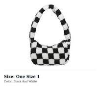 Vans Cotton Handbag, Shoulder Bag Womens Black White VN000F5G1KP One Size 1
