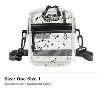 Vans Polyester Shoulder Bag, Crossbody Bag Unisex Semi Transparent VN0A4DRSYWH One Size 1