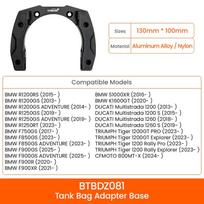Bracket for securing inflatable side bags away from the Loboo exhaust system (optional)