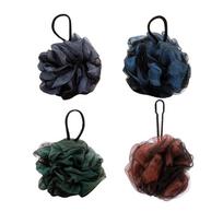 Bath Sponge Loofahs Large Mesh Exfoliating Shower Ball Shower Sponge Pack Of 4 One Size