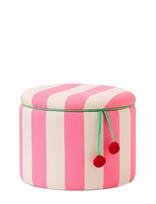 Kid's Concept - Pouffe Cylinder With Storage Pink - Pufas - Rožinė