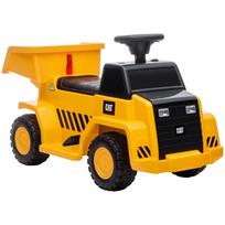 Electric Tipper Truck for Kids, Tiltable Loading Bed, max. 3 km/h, Headlights, Horn, Yellow, 74.5 x 36 x 43.5 cm 74.5 x 36 x 43.5 cm geltona