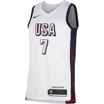 Nike United States Olympic Basketball Team Collection SS24 Dri FIT Basketball Jersey Men's White NN201911313-USA 3XL