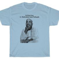 Swami Prabhupada Chanting T-Shirt hare krishna iskcon krsna krishnacore M