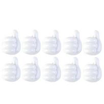 10Pcs Thumb Mini Cable Organizer Silicone USB Management Clips Desktop Wire Manager Cord Holder For Earphone Mouse Bobbin Winder