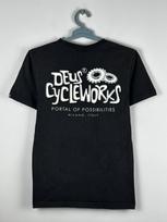 Deus Ex Machina Big Logo T-Shirt Black Streetwear Size M Unisex T-Shirt S