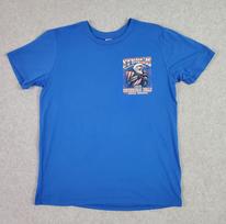 Sturgis Shirt FITS LARGE (Tag size XL) Blue 2024 Motorcycle Eagle South Dakota Unisex T-Shirt S