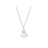 Zinc Zinc Alloy Ghost Drop Earrings Cartoon Halloween Earrings Fashion Women Necklace  Festivals Occasions Necklace