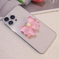 Creative 3d Bow Rhinestone Rotatable Adhesive Phone Ring Holder Desktop Stand 1PCS