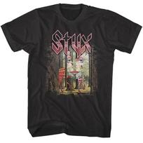 Styx Grand Illusion Men's Shirt Rock Band Album Cover Concert Tour Music Merch High-end Luxury Is for Both Men and Women Top Y2k M