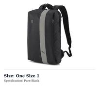 PUMA Polyester Backpack Regular Unisex Pure Black 077327-01 One Size 1