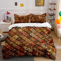 Geometric Mosaic Pattern Bedding Set Bedding set (1 duvet cover, 2 pillowcases, duvet not included) 135x200cm